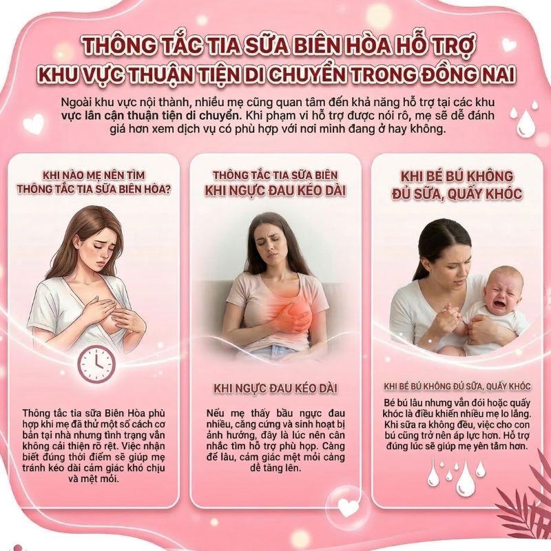 thông tắc tia sữa Biên Hòa  Đồng Nai